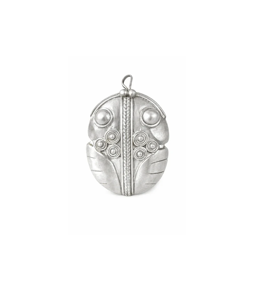 Hampi Silver Pendant / Brooch - Image 9