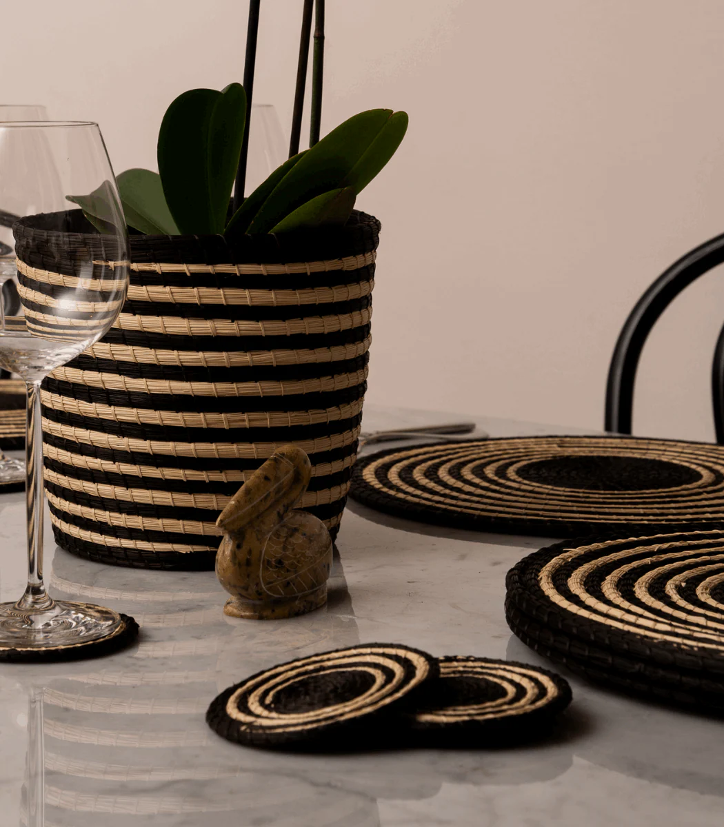 Nawi Beige & Black Coaster (set of 6) - Image 4