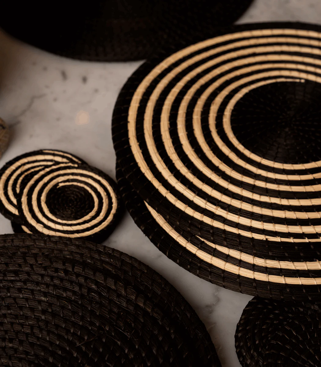 Nawi Beige & Black Placemat (set of 6) - Image 3