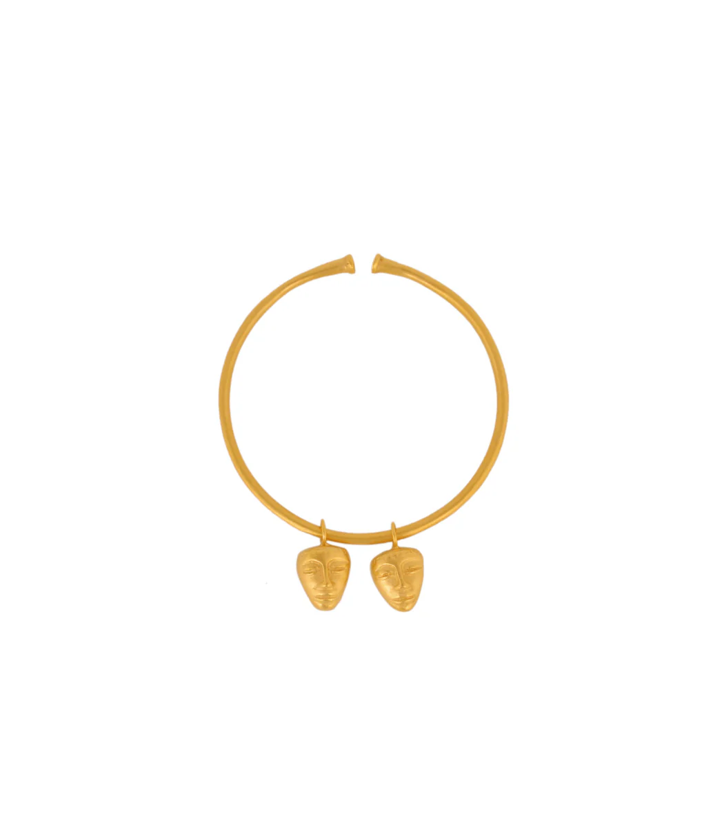 Quimaya Double Mask Clavo Bracelet