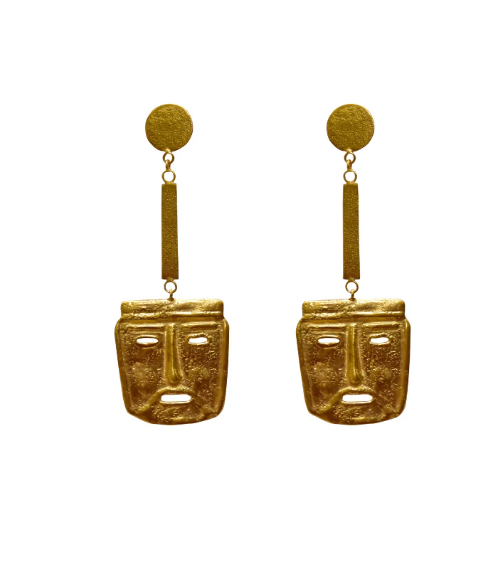 Yucuna Mask Earrings